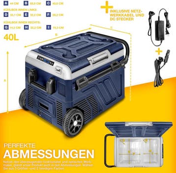 Compressor Koelbox elektrisch - Coolbox - Frigobox - 40L - B, Verzenden, Zo goed als nieuw