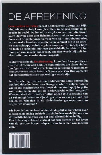 De afrekening / True Crime 9789038919898 George van Dijk, Boeken, Verzenden, Gelezen, George van Dijk