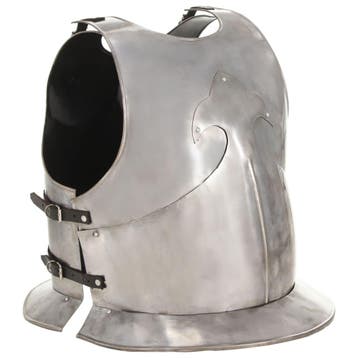 vidaXL Kuras middeleeuws replica LARP staal zilverkleurig, Verzenden, Nieuw