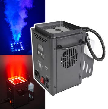 QTX VertiBox Compacte Verticale Rookmachine 1200W Met 12, Verzenden, Nieuw, Rookmachine