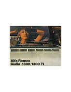 1966 ALFA ROMEO GIULIA 1300 | 1300 TI BROCHURE ENGELS, Boeken, Nieuw, Alfa Romeo, Author