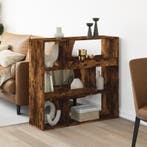 vidaXL Kamerscherm 100x33x94,5 cm bewerkt hout gerookt, Verzenden, Nieuw, Overige houtsoorten