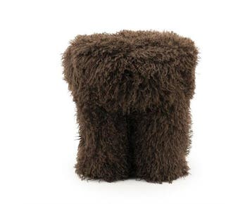 Kruk Doodly - bruin | BY-BOO, Huis en Inrichting, Banken | Voetenbanken en Poefen, Ophalen of Verzenden, Nieuw