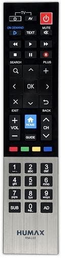 Afstandsbediening Humax rm-l03, Audio, Tv en Foto, Afstandsbedieningen, Ophalen of Verzenden, Nieuw, Origineel