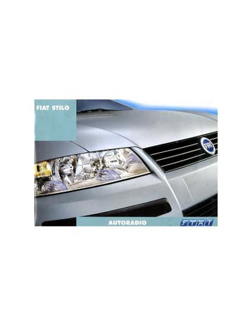 2003 FIAT STILO AUTORADIO INSTRUCTIEBOEKJE NEDERLANDS, Auto diversen, Handleidingen en Instructieboekjes