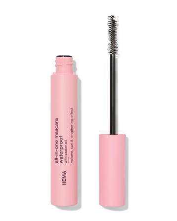 HEMA Mascara all-in-one waterproof zwart, Verzenden, Nieuw