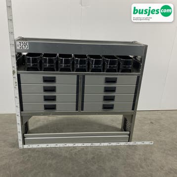 Aluca bedrijfswageninrichting 1250x325x1150mm (3295), Ophalen of Verzenden