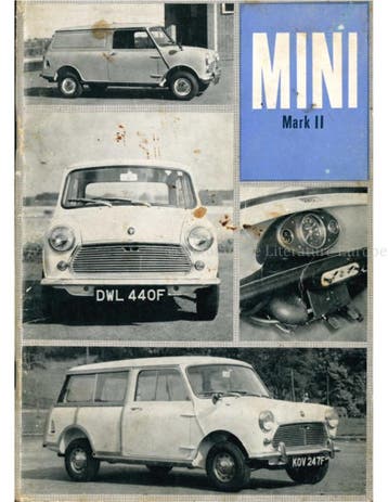 1968 BMC MINI MK II INSTRUCTIEBOEKJE NEDERLANDS