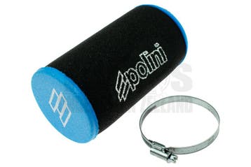 Powerfilter luchtfilter schuim 60mm zwart / blauw Dellort..., Ophalen of Verzenden, Nieuw, Polini