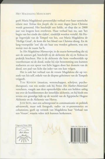 Het Magdalena manuscript 9789075636482 T. Kenyon, Verzenden, Gelezen, T. Kenyon