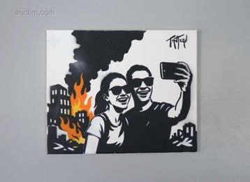 Sjabloon op canvas Truteau Everything’s Fine