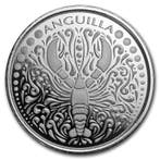 EC8 - Anguilla Lobster 1 oz 2018 (25.000 oplage), Verzenden, Midden-Amerika, Losse munt, Zilver