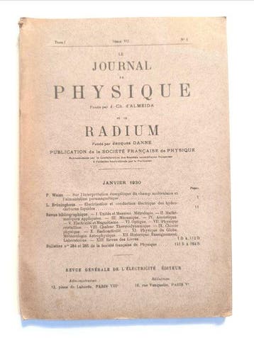 Brillouin, Thibaud, Procopiu - Lot of 10 Issues: Journal de