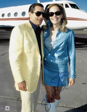 Casino - Sharon Stone - 28x35 cm Signed Poster - BECKETT COA, Nieuw