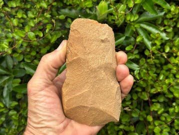 Paleolithisch Acheuléen Hachereau / Kliever Marokko – Jebel