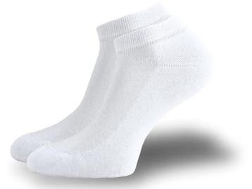 SQOTTON® Badstof Sneakersokken - Naadloos - Wit, Kleding | Heren, Verzenden, Nieuw