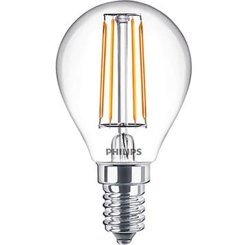 PHILIPS - LED Lamp CorePro Luster 827 P45 CL - E14, Warm Wit, Ophalen of Verzenden, Nieuw