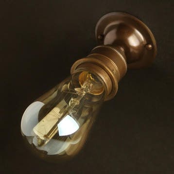 Wandlamp Easton Brons E27, Nieuw