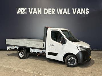Renault Master 2.0 dCi Pick Up Open Laadbak Dubbel Lucht Eur, Stof, Gebruikt, Renault, Wit
