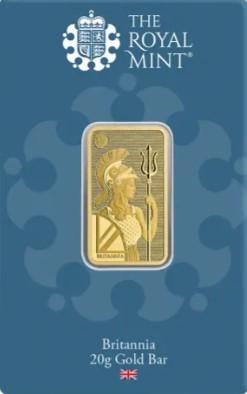 20 gram goudbaar Royal Mint - Britannia (met certificaat), Verzenden, Goud