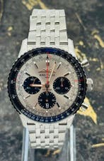 Breitling	Navitimer B01 Chronograph 43mm - AB0138241G1A1, Staal, Staal, Breitling, Polshorloge
