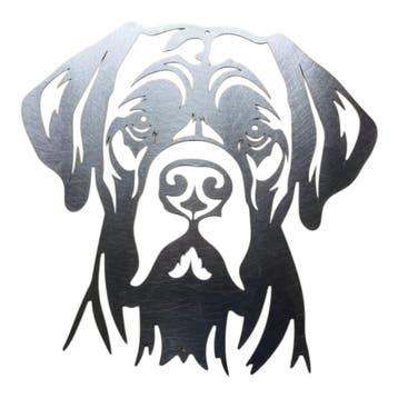 Wanddecoratie metaal van hondenras Mastiff, Tuin en Terras, Verzenden, Nieuw