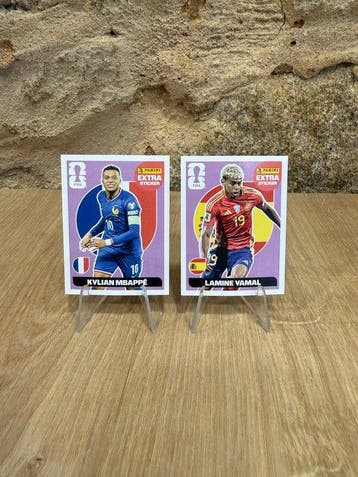 Panini FIFA World Cup Kylian Mbappé, Lamine Yamal Extra, Nieuw
