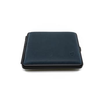 Suede leer (18) sigarettenkoker - Blauw, Verzenden, Nieuw, Tabaksdoos of Verpakking