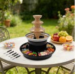 Chocolade Fontein 3-Laags met Fruitplateau Party Fondu, Verzenden, Nieuw