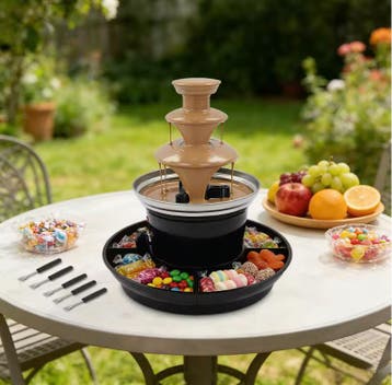 Chocolade Fontein 3-Laags met Fruitplateau Party Fondu, Verzenden, Nieuw