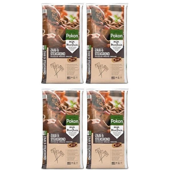 Bio zaai- & stekgrond | Pokon | 80 liter, Tuin en Terras, Aarde en Mest, Verzenden