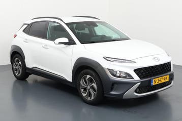 Private Lease - Hyundai Kona - 1.6 GDI HEV Fashion 5d, Gebruikt, Met garantie (alle), Hybride Elektrisch/Benzine, SUV of Terreinwagen