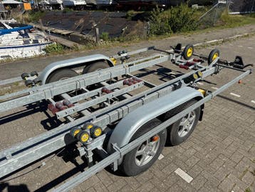 TE HUUR Pega ZB 3500/760 exclusive  2740 kg laadvermogen, Watersport en Boten, Ophalen, Gebruikt, 6 tot 9 meter, Overige typen
