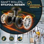 Kofferset - 4 delig - Trolley - Reiskoffer set - Champagne -, Sieraden, Tassen en Uiterlijk, Koffers, Verzenden, Zo goed als nieuw