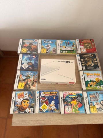 Nintendo - DS lite - Nintendo DS Lite Konsole mit Spielen -, Nieuw