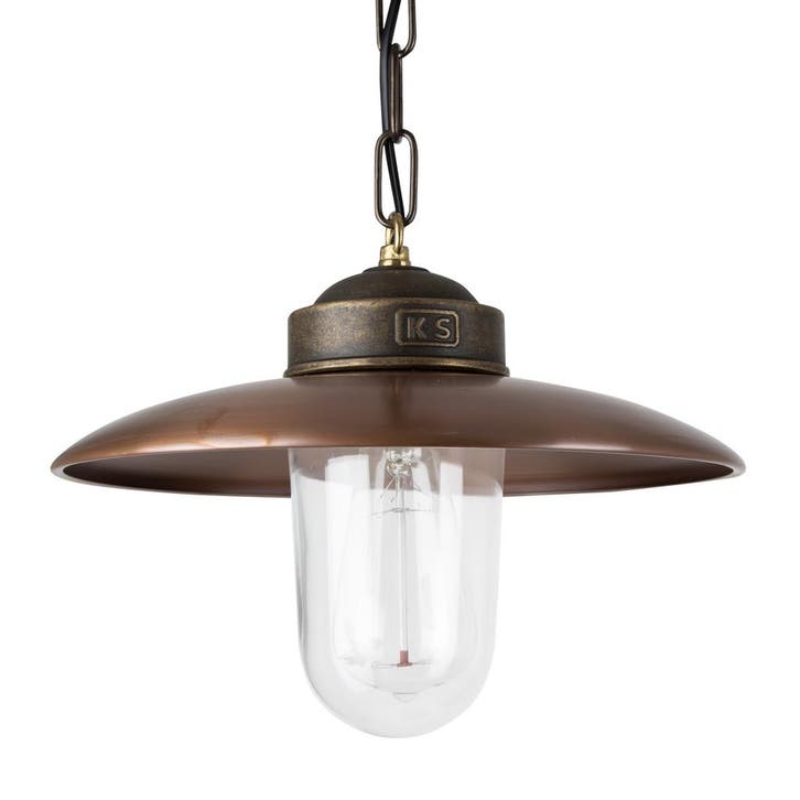 Landes Hanglamp Brons Buitenverlichting, Tuin en Terras, Buitenverlichting, 50 tot 250 watt, Nieuw, Overige materialen, Hanglamp