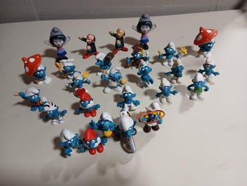 Schleich / Peyo - Blikken speelgoed - Smurf & Gargamel