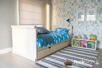 Rockwood® Kinderbed Daan  grey wash  inclusief montage, Ophalen of Verzenden, Nieuw