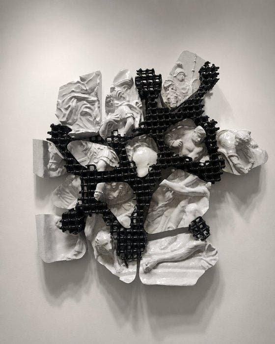 Angelo Scardino - Fratture in rete, Antiek en Kunst, Kunst | Designobjecten