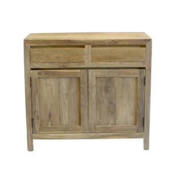 Modern teak dressoir plantage teakhoutDressoirs, Huis en Inrichting, Kasten | Dressoirs, Ophalen of Verzenden, Nieuw