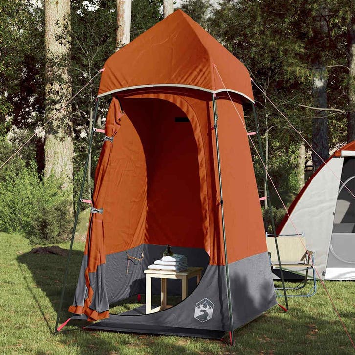 vidaXL Toilettent waterdicht oranje, Caravans en Kamperen, Tenten, Nieuw, tot en met 2, Verzenden