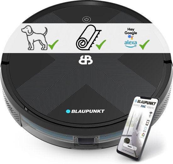 2dekans | Blaupunkt Bluebot XVAC – Robotstofzuiger met, Witgoed en Apparatuur, Stofzuigers, Gebruikt, Ophalen of Verzenden