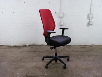 Giroflex 353 NPR1813 bureaustoel – ergonomisch, 4D armlegger, Verzenden, Gebruikt