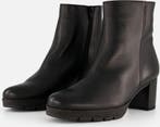 Gabor Enkellaarsjes - maat 38.5 - zwart Leer - Dames, Kleding | Dames, Schoenen, Verzenden, Nieuw