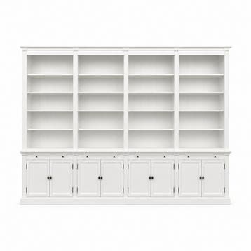 123Kast - Boekenkast Melena del Sur - 400x43x240 cm - 123Kas, Verzenden, Nieuw