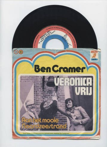 Ben Cramer – Veronica Vrij / Aan Het Mooie Noordzeestrand (1, Cd's en Dvd's, Vinyl Singles, Ophalen of Verzenden, Nieuw in verpakking