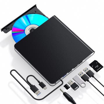 DrPhone DW14 Blu-Ray Externe CD/DVD Speler USB 3.0 Type-C me, Verzenden, Nieuw