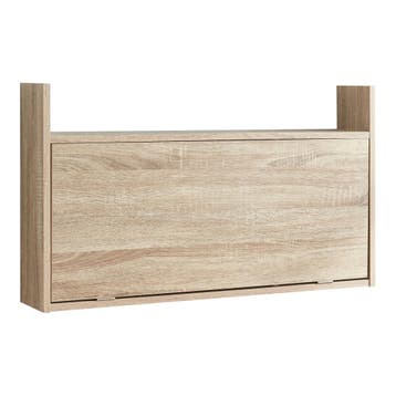 Klaptafel Rautalampi wandbureau voor wandmontage eikenkleuri, Verzenden, Nieuw