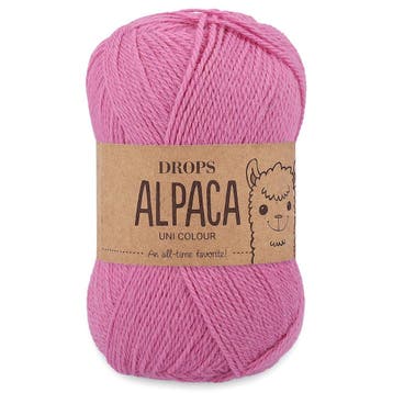 DROPS Alpaca Uni Colour - 9034 rozenblad - Wol Garen, Ophalen of Verzenden, Nieuw