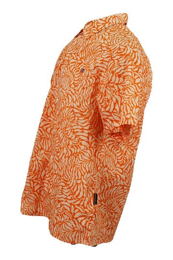Napapijri Overhemd in maat L Oranje, Verzenden, Zo goed als nieuw, Overige kleuren, Napapijri